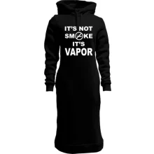 Худи платье It`s not smoke, it`s vapor